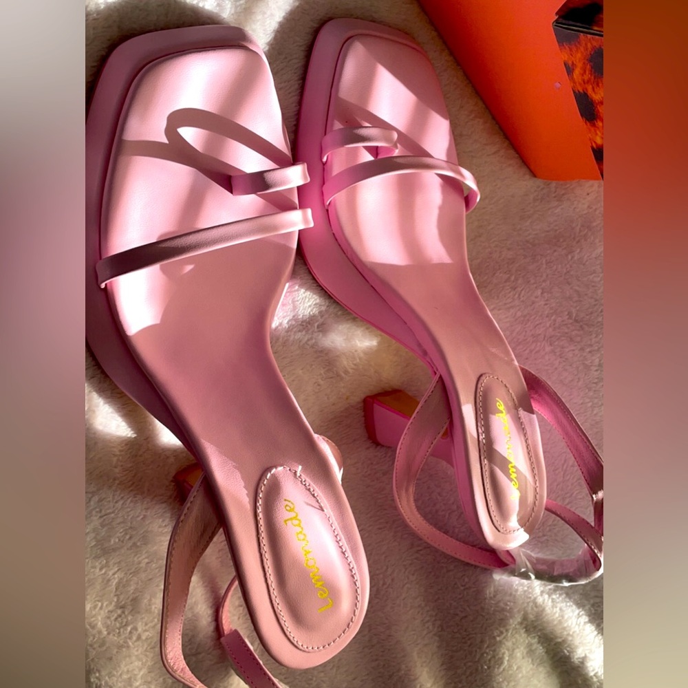 Kaliah Pink Heel (wide fit)